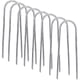 thumbnail image 1 of Strong U-shaped ground anchors for trampolines, soccer goals, camping tents and large garden decorations, 8 pcs, 1 of 5