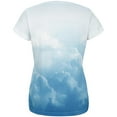 thumbnail image 2 of Clouds All Over Womens T-Shirt - Small, 2 of 2