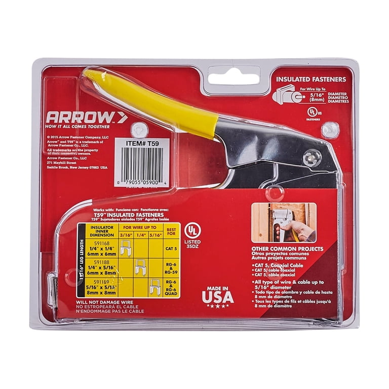 Arrow T59 Wiring Stapler for Cables & Data Lines photo 5