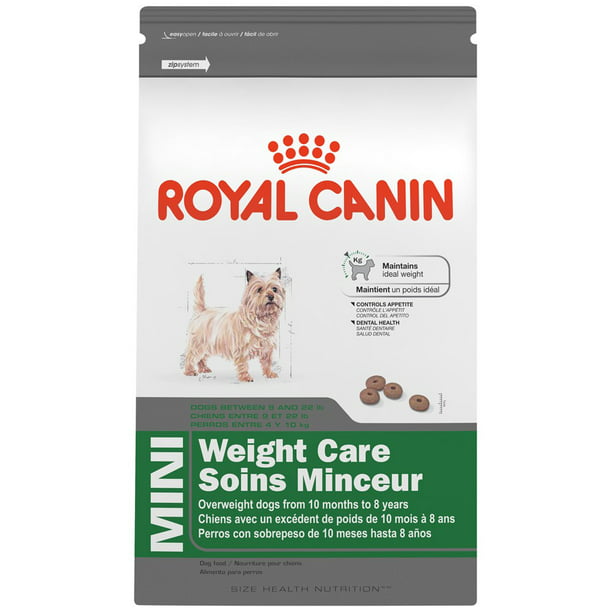 oase alene tromme Royal Canin Mini Weight Care Small Breed Dry Dog Food, 2.5 lb - Walmart.com