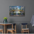 thumbnail image 4 of Luxe Metal Art 'Barcelona Spain Montjuic' by Pedro Gavidia, Metal Wall Art, 36"x24", 4 of 9