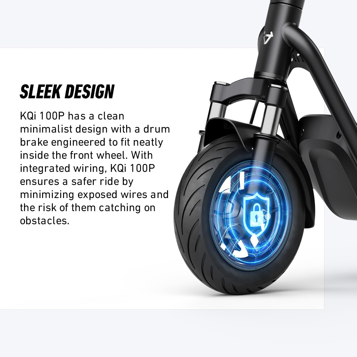Niu KQi 100P Electric Kick Scooter, Ages 8+
