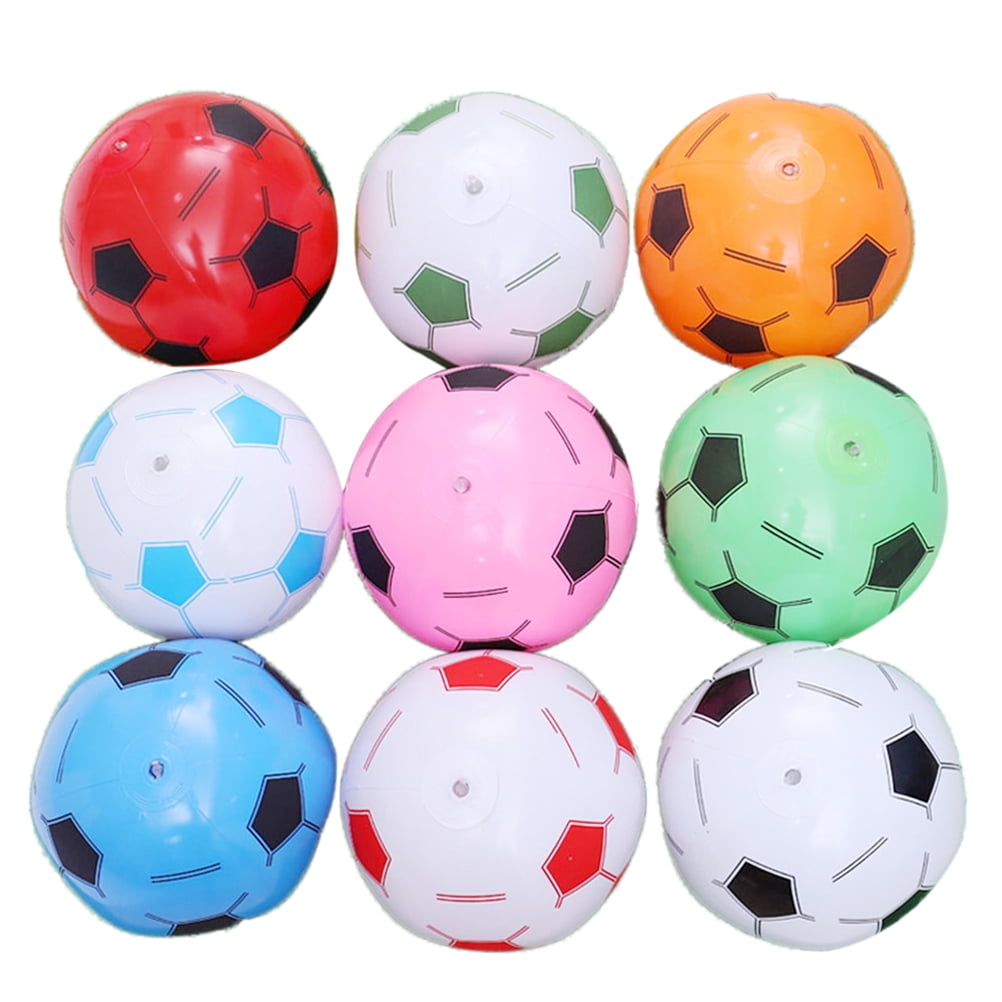 Homemaxs 6 Pcs Inflatable Soccer Balls Kids Football Toys Party Favors