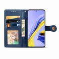 thumbnail image 6 of Wallet Case for Samsung A51 4G Magnetic Clasp Folio Kickstand Premium Leather Case with Hand Strap, [RFID Blocking] Credit Card Slots Shockproof TPU Inner Cover for Samsung Galaxy A51 4G, Blue, 6 of 11