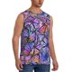 thumbnail image 2 of Balery Watercolor Butterflies Camisetas sin mangas para hombre, absorbe la humedad y protege contra el mal olor.-XX-Large, 2 of 7