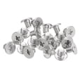 thumbnail image 1 of Unique Bargains M5x0.8x5mm 50Pack Metal Flat Round Head Screws Phillips Drive Machine Bolt, 1 of 5