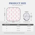 thumbnail image 3 of Windshield Sun Shade, Candy Cute Pig Pink Foldable Car Sun Shade Windshield For Front, 2 Pieces, 3 of 4