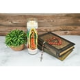 thumbnail image 6 of (2 pack) Guadalupe White Wax Prayer Candle, 8 inch Religious Ceremony Candle, 6 of 6