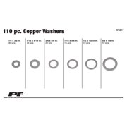 Performance Tool W5217 110 Piece Copper Washer Asst