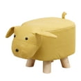 thumbnail image 3 of Reposapiés infantil para cambiar zapatos, antideslizante, decorativo, con forma de animal. Perro amarillo, 3 of 9