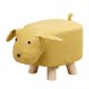 thumbnail image 3 of Reposapiés infantil con forma de animal, taburete para cambiar zapatos, otomano infantil con dibujos animados Perro amarillo, 3 of 9