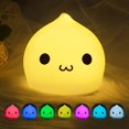 thumbnail image 2 of Litake Linda lámpara de bola de masa, luces nocturnas con batería para niños, luz de grifo de silicona para enfermeras, luz con pilas para bebés, niños, niñas, dormitorio, regalo de cumpleaños de Navi, 2 of 4