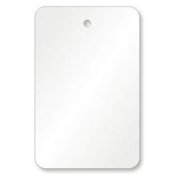 Étiquette de Vêtement, Grande Blanche (1.75 Pouces x 2.875 Pouces), Porte-Cartes Vierge, Trou-Sans Ficelle - Boîte / 1,000 Étiquettes