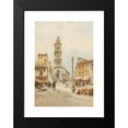 thumbnail image 2 of Karl Kaufmann 14x18 Black Modern Framed Museum Art Print Titled - Place in Capua in Italy, 2 of 5
