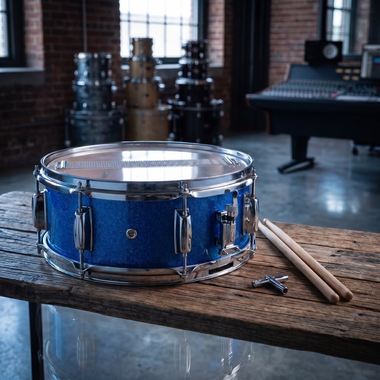 Nlittop Abody 12-Inch Snare Drum with Sticks and Strap photo 4