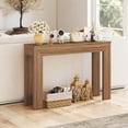 thumbnail image 6 of HOMCOM 47" Console Table, Modern Narrow Sofa Table for Living Room, Entryway, Hallway, Walnut, 6 of 9