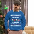 thumbnail image 5 of Christmas Sweatshirt, Let's Get Pickled Funny Pickleball Christmas Sweatshirt, Unique Holiday Sport Sweatshirt, Witty Player Gift for Women & Men, 5 of 5
