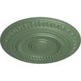 thumbnail image 3 of Ekena Millwork 15 3/4"OD x 1 3/8"P Artis Ceiling Medallion (Fits Canopies up to 6 7/8"), Hand-Painted Athenian Green, 3 of 5