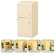 thumbnail image 4 of Micro Refrigerator Model Miniature Refrigerator for Decor Wood Beige, 4 of 5