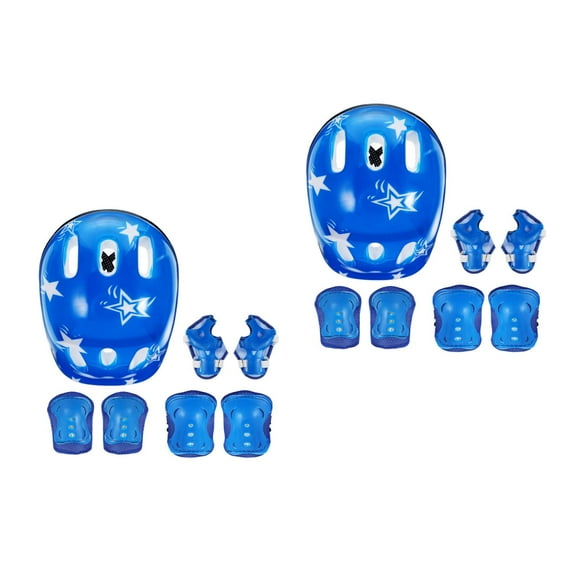 14Pcs Protective Gear Set Adjustable Helmetand with Knee Elbow Wrist Safety Pads for Roller Scooter Skateboard Bicycle