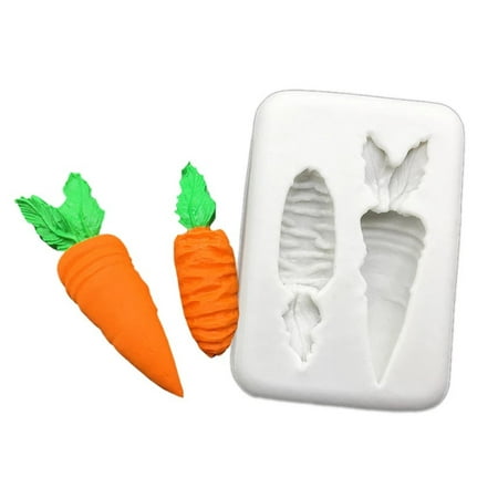 

Easter DIY Chocolate Silicone Mold - Bunny Carrot Easter Fondant Mold - Bunny Cake Baking Moulds DIY Candy Moulds Accessories for Home Handmake