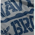 thumbnail image 4 of US Navy Bro Military Anchor Logo Youth T Shirt Tee Boys Infant Toddler Brisco Brands 12M, 4 of 5