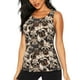 thumbnail image 1 of Fotbe Pug Blusas Sin Mangas para Mujer – Estilo Casual, Corte Suelto, Slim-Fit, Cuello Redondo Deportivo, Tops de Verano para Gimnasio y Yoga-Large, 1 of 7
