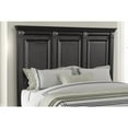 thumbnail image 4 of Roundhill Furniture Renova Vintage Black Wood Panel Bed, 4 of 6