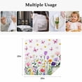 thumbnail image 5 of Spring Floral Cloth Napkins, Butterflies Botanical Farmhouse Washable and Reusable Dinner Napkins Set of 8, Table Napkin for Kitchen Party Birthday Wedding Hotel Housewarming 20"x20", 5 of 9