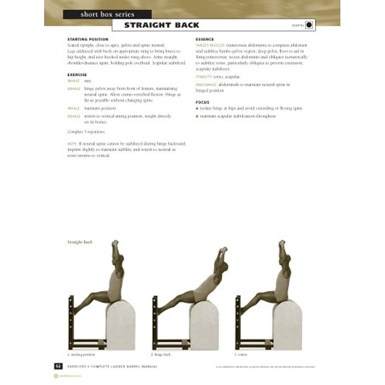 Stott Pilates Video DVD - Advanced Cadillac, 2nd Ed Reformer