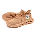 thumbnail image 2 of Linenghs Men's fashionable breathable mesh spiral sole comfortable height increasing running shoes, 2 of 7