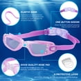 thumbnail image 3 of Ochapa Kids Swim Goggles, 2 Pack Swimming Goggles for Swimming 4-14, Goggles Swimming for Boys and Girls, Anti Fog Swim Goggles with UV Protection, 3 of 7