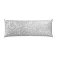 thumbnail image 2 of KLL Ultra Soft Microfiber Body Pillow Cover/Pillowcases 20"x54" with Hidden Zipper Closure-Silver Glitter, 2 of 8