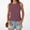 Purple, variant on Womens Sleeveless Ribbed Tops Casual Summer Crew Neck Tank Tops Plain Business Basic Shirts Green, L