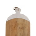 thumbnail image 2 of Benjara BM229873 0.5 x 10 x 18 in. Rectangular Wooden & Marble Cutting Board, Brown, 2 of 2