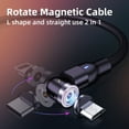 thumbnail image 4 of Cable magnético 540 Micro-USB Tipo C Cargador magnético de teléfono de carga rápida para 11 Pro X Max 7 8 Plus para, 4 of 8