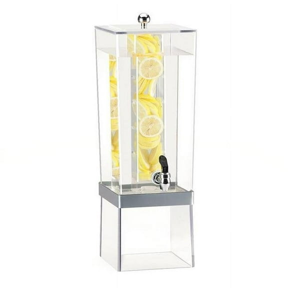 3 gal Econo Beverage Dispenser, Silver - 8 x 10 x 24 in.