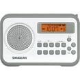 thumbnail image 2 of Sangean PR-D18GR AM/FM/Portable Digital Radio with Protective Bumper (White/Gray), 2 of 2