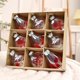 thumbnail image 1 of Decoraciones navideñas, juego de 9 bolas navideñas irregulares con forma de PET transparente, juego de colgantes para decoración del hogar, decoración del árbol de Navidad, bolas decorativas de plásti, 1 of 6