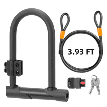 HERFOM Bike U Lock With Security Cable