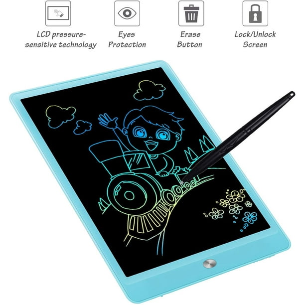 Tablette d'écriture colorée à panneau LCD (10 pouces)