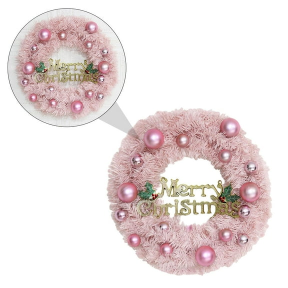 ELAYARD Wreath with LED Lights for Home Decor PVC 1Pc