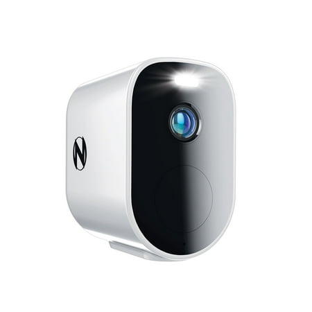 Night Owl Wire Free (Battery) 2K Spotlight Camera with 2-Way Audio and Audio Alert and Siren - White