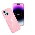 thumbnail image 4 of Glitter Clear Case for iPhone 15 Plus, Shining Sparkle TPU Military Grade Shockproof Cover Full Coverage Non-Yellowing Anti-Scratch Translucent Slim Lightweight Case, Pink, 4 of 8