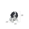 thumbnail image 6 of Hi-Line Gift Ltd 87771-15 Cocker Spaniel Pet Pals Figurine, 6.1-inch Height, Black and White, Polyresin, 6 of 8
