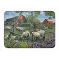 thumbnail image 1 of Carolines Treasures PTW2026RUG Agréable Vallée Moutons Ferme Machine Lavable Mémoire Mousse Tapis, 1 of 4