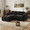Black-2SO, variant on Eyisean 80.3" Velvet Modular Sectional Loveseat Sofa with Ottoman, 2-Seater L Shape Boneless Couch with Anti-Slip Design, No Assembly Required, Comfy Cloud Sectional Couches for Living Room