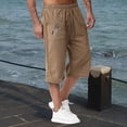 thumbnail image 2 of Wyzesi Mens Long Sleeve Pants for Guest Jogging In Spring and Summer Relaxing and Relaxing Beach Vacation Nine Point Sweatpants Male Christmas Clothes, 2 of 4