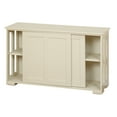 thumbnail image 7 of Sliding Wood Doors Stackable Storage Cabinet, Multiple Colors, 7 of 7