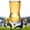 1 Pcs, variant on Soccer Shaped Glass Beer Cup, 15.4oz, Clear